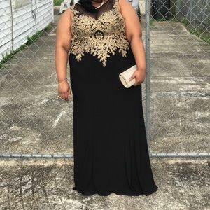 cachet plus size evening dresses